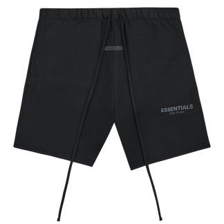 Fog Essentials Black Shorts (SS21) front view