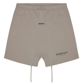 Fog Essentials Taupe Shorts front view