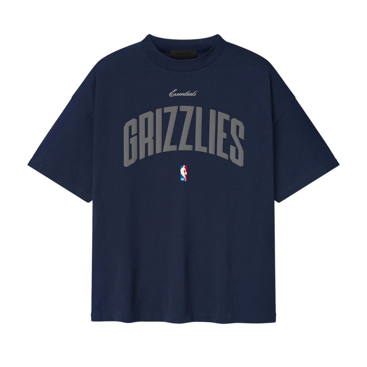 Essentials Grizzlies 90s T shirt front view with graphic print