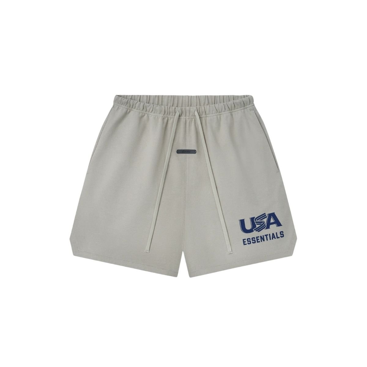 Essentials USA Shorts Grey front view