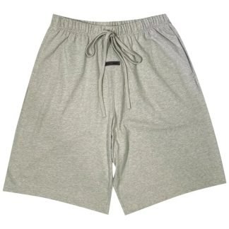 Fear of God Essentials Short Heather Stone front view