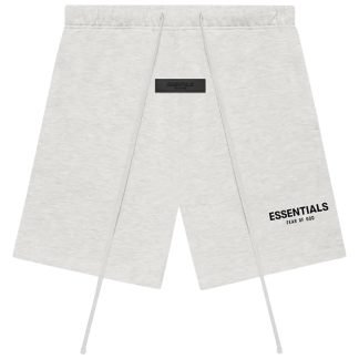 Fear of God Essentials Short Light Oatmeal front view