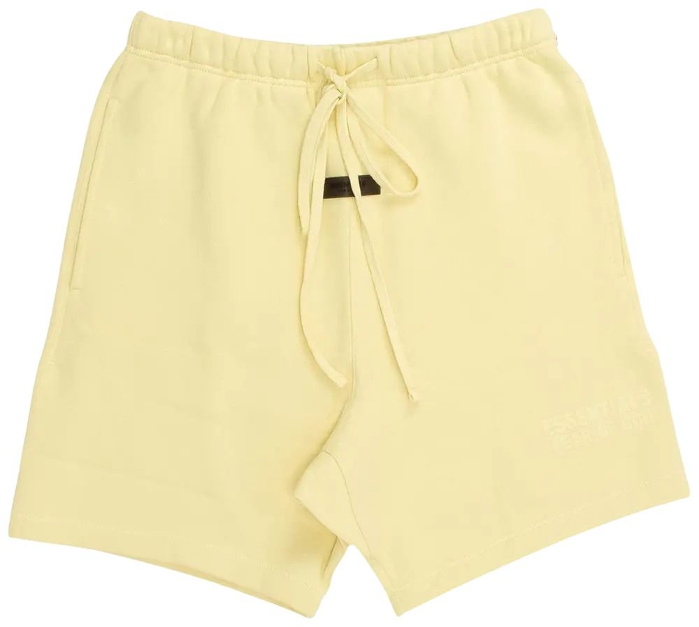 Fear of God Essentials Shorts Canary front view