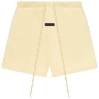 Fear of God Essentials Shorts Garden Yellow front view