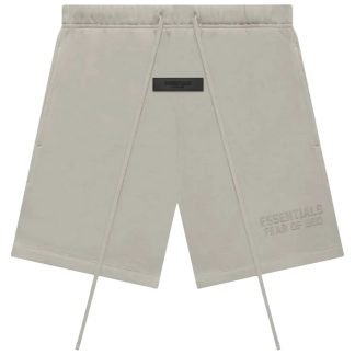 Fear of God Essentials Shorts Smoke front view
