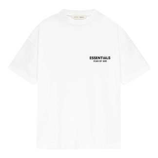 Fog Essentials White T Shirt front view UK
